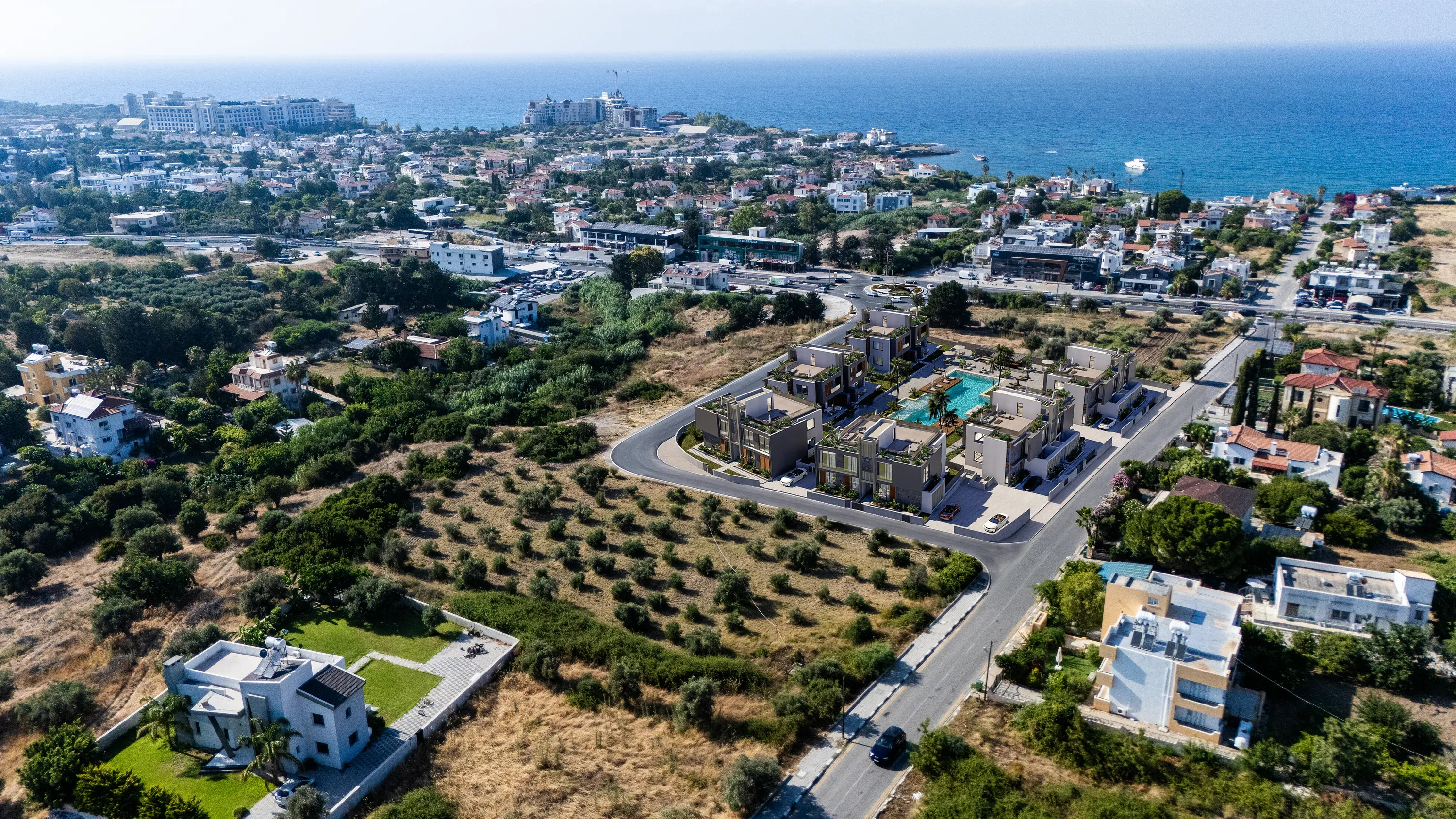 Monte Carlo Homes — havadan görünüm, Girne
