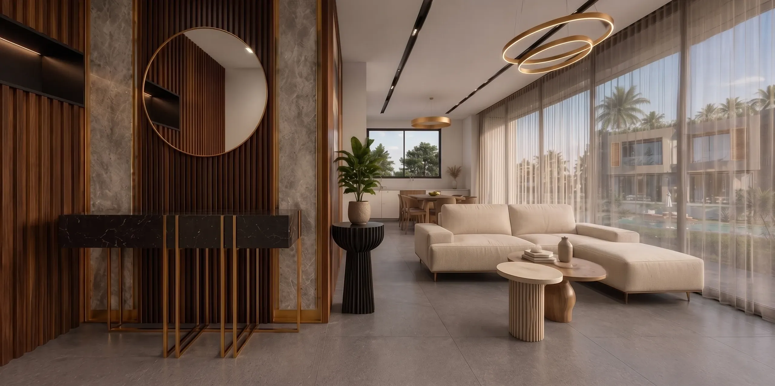 Monte Carlo Homes — örnek daire iç mekan görünümü